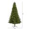 8ft. Pre-Lit Vermont Fir Artificial Christmas Tree with Clear LED Lights